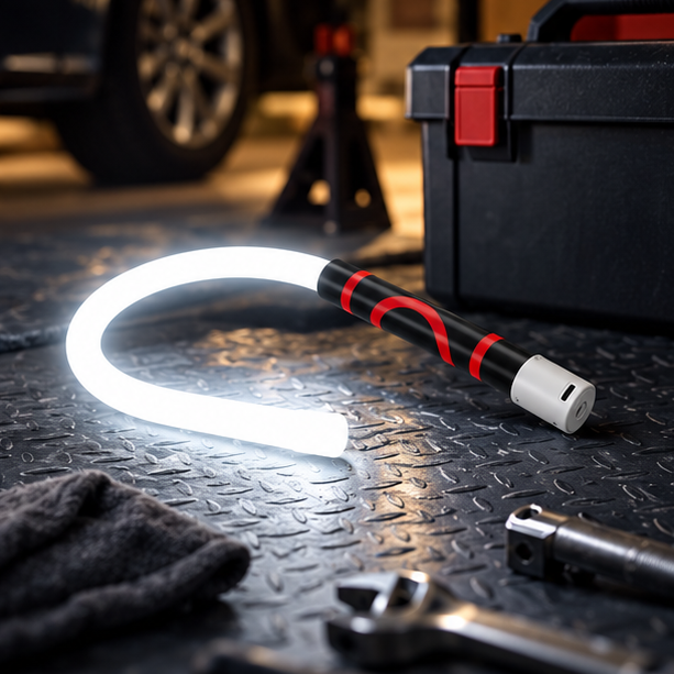 Royeva Flexible Rechargeable LED Work Light-High Lumen Flashlight For Auto Repair