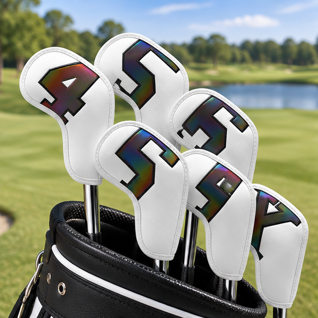 Royeva Golf Iron Head Covers Set-Waterproof Protective 10 Pcs Club Cover