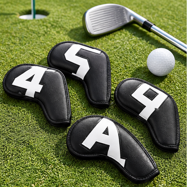Royeva Golf Iron Head Covers Set-Waterproof Protective 10 Pcs Club Cover