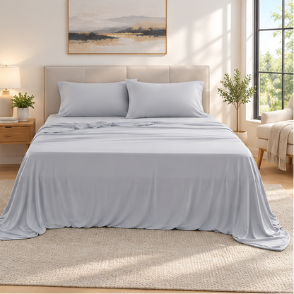 Royeva Cooling Blanket-Lightweight Breathable Silk Summer Bed Blanket