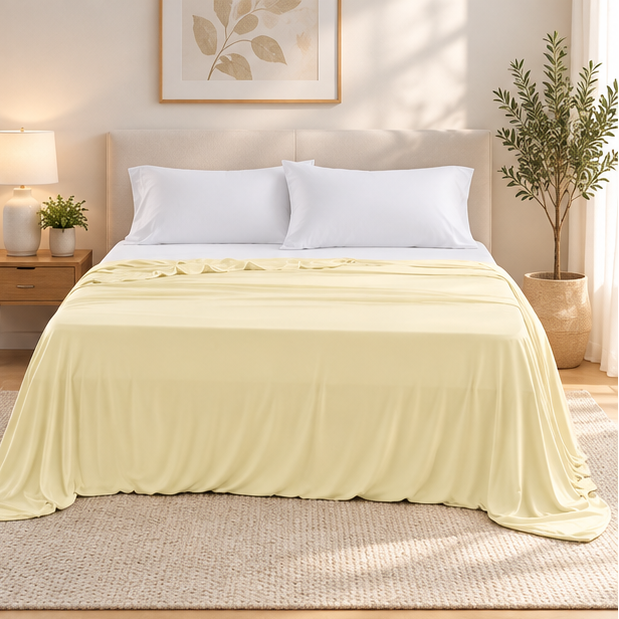 Royeva Cooling Blanket-Lightweight Breathable Silk Summer Bed Blanket