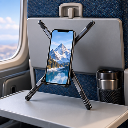 Royeva Foldable Magnetic Laptop Stand-Adjustable Aluminum Holder For Tablet And Phone