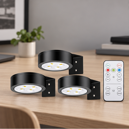 Royeva Magnetic LED Picture Lights-Wireless Dimmable Remote Control Art Display Light