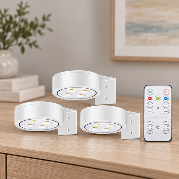 Royeva Magnetic LED Picture Lights-Wireless Dimmable Remote Control Art Display Light