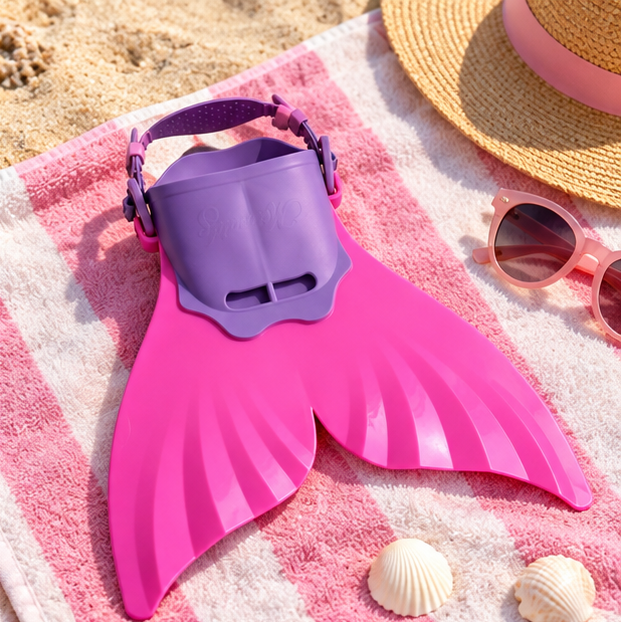 Royeva Adjustable Mermaid Monofin Swim Fin For Kids Training And Swimming