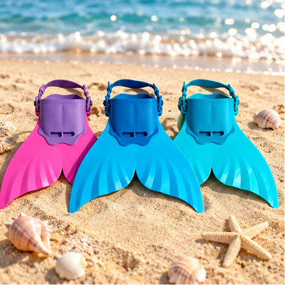 Royeva Adjustable Mermaid Monofin Swim Fin For Kids Training And Swimming