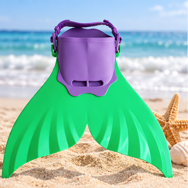 Royeva Adjustable Mermaid Monofin Swim Fin For Kids Training And Swimming