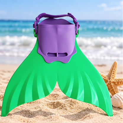 Royeva Adjustable Mermaid Monofin Swim Fin For Kids Training And Swimming