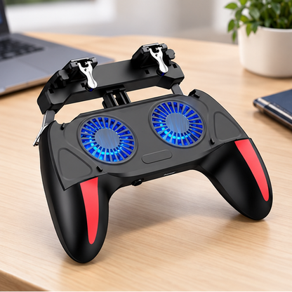 Royora Mobile Gaming Controller With Cooling Fan And Triggers