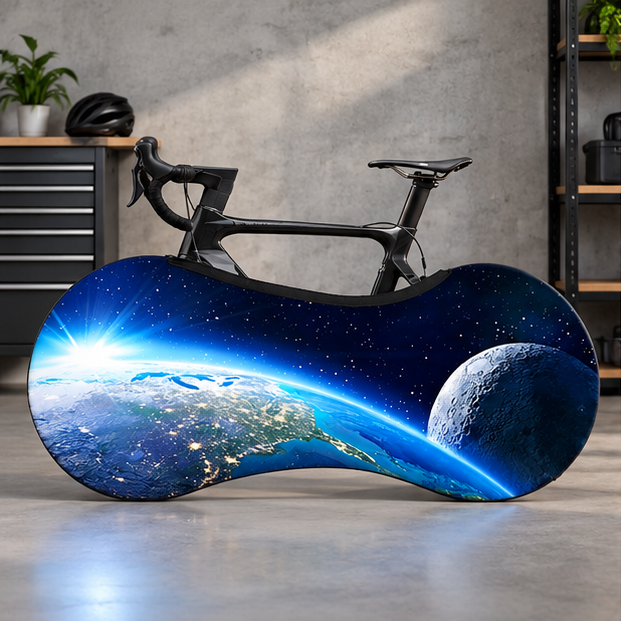 Royeva Indoor Bicycle Wheel Cover-Stretchable Mud Protection Storage Gear