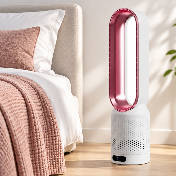 Royeva Bladeless Tower Fan And Air Purifier With UV Ionisation White