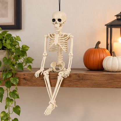 Royeva Posable Halloween Skeleton-Outdoor Yard Decoration