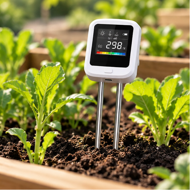 Royeva 6 In 1 Digital Soil Meter-Plant Ph Moisture Sunlight And Temperature Tester