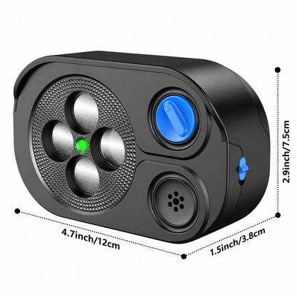 Royeva Ultrasonic Anti Barking Device-Dog Bark Control Training Tool Black