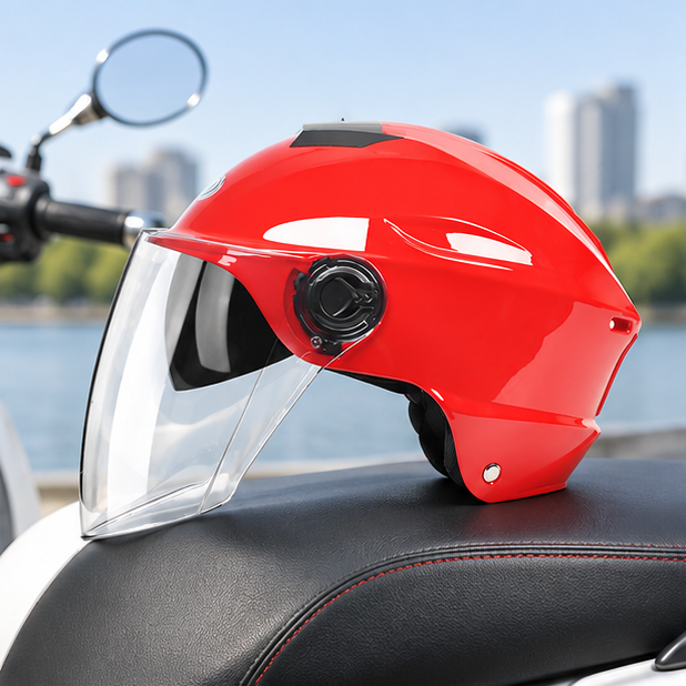 Royeva Lightweight Open Face Electric Scooter Helmet For Urban Riding