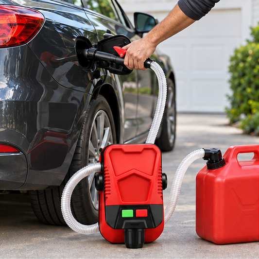 Royeva Battery Powered Fuel Transfer Pump With Auto Stop Sensor
