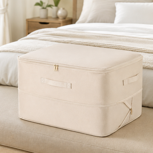 Novara Clothes Storage Bag for Seasonal Clothing & Bedding Organizer
