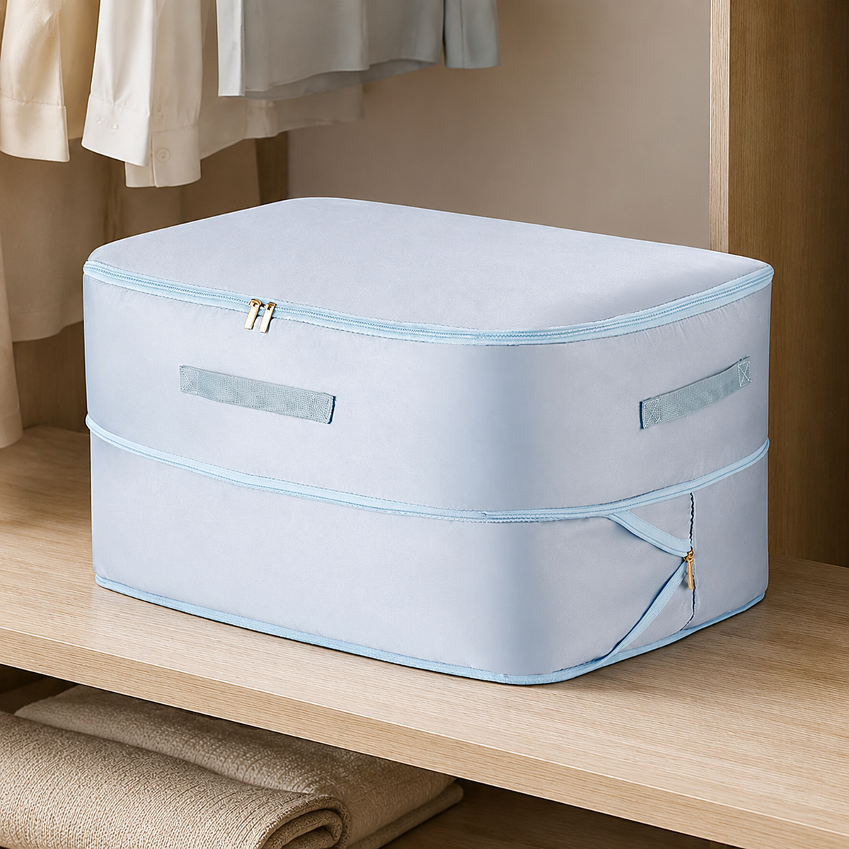 Novara Clothes Storage Bag for Seasonal Clothing & Bedding Organizer