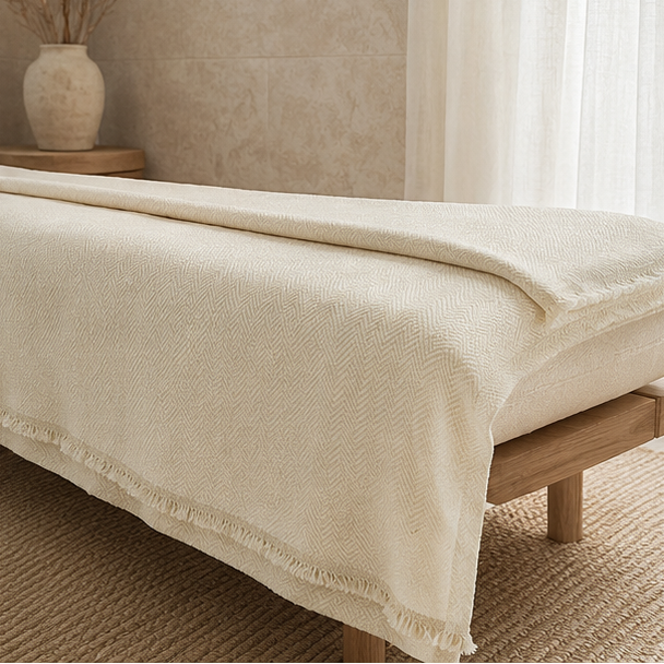 Royelle Herringbone Sofa Slipcover for Living Room-Couch Protection