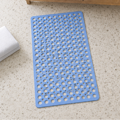 Novara Non-Slip Shower Mat for Bathroom Tubs - Suction Cup Grip, Mildew Resistant