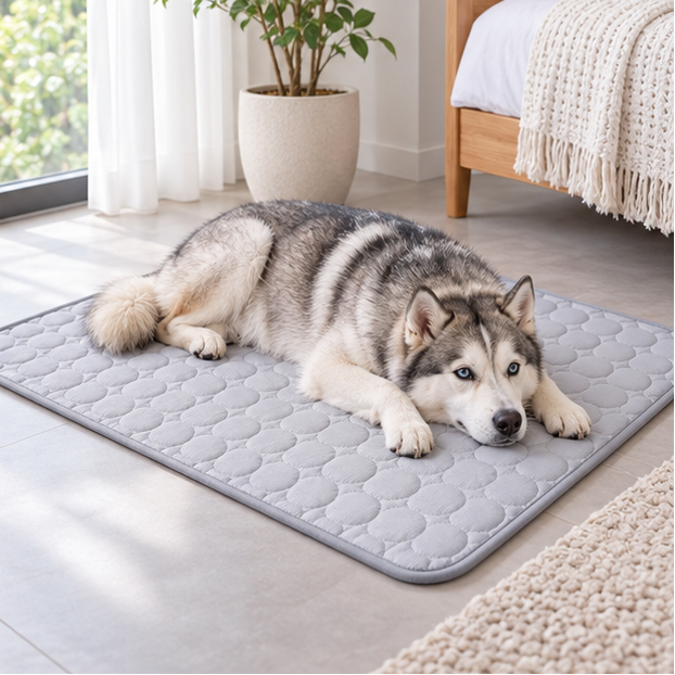 Royeva Extra Large Cooling Pet Bed For Dogs And Cats