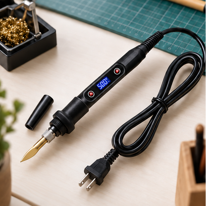 Royelle Wood Burning Tool Set-Adjustable Temperature Pyrography Kit For DIY Crafts