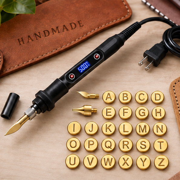 Royelle Wood Burning Tool Set-Adjustable Temperature Pyrography Kit For DIY Crafts