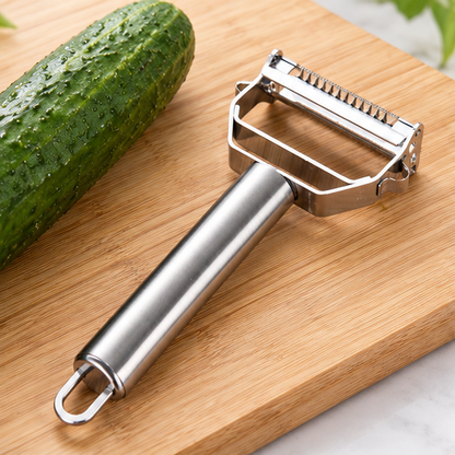 Royeva Dual Blade Vegetable Peeler And Julienne Cutter-Stainless Steel Kitchen Tool