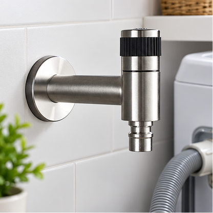 Royeva Wall Mounted Outdoor Garden Water Tap-Stainless Steel Brass Core Valve
