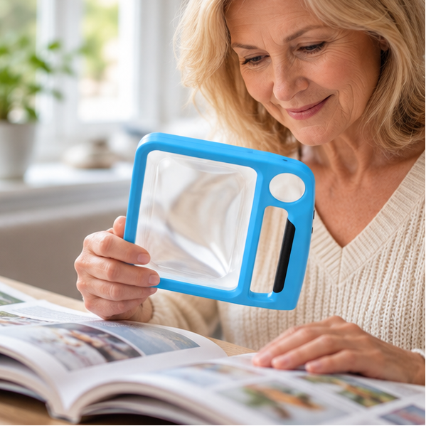 Royelle LED Magnifying Glass For Reading With Light