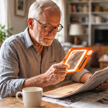 Royelle LED Magnifying Glass For Reading With Light