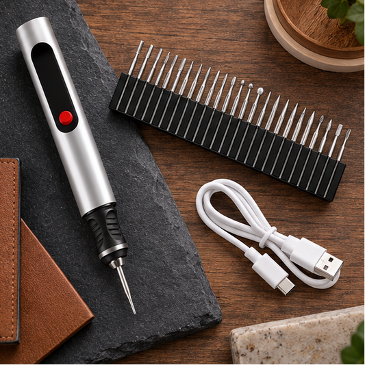 Royeva Cordless Electric Engraving Pen-Precision Tool For Metal Wood Glass And Plastic