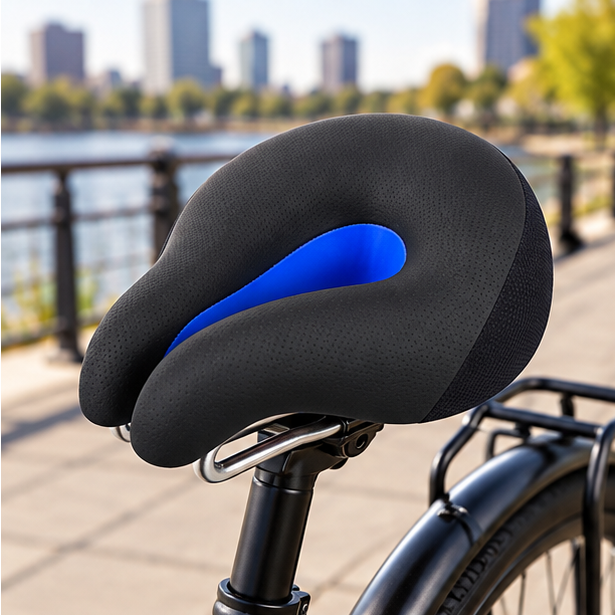 Royeva Nose-Free Ergonomic Bicycle Saddle With Soft Padding For Mountain Bike