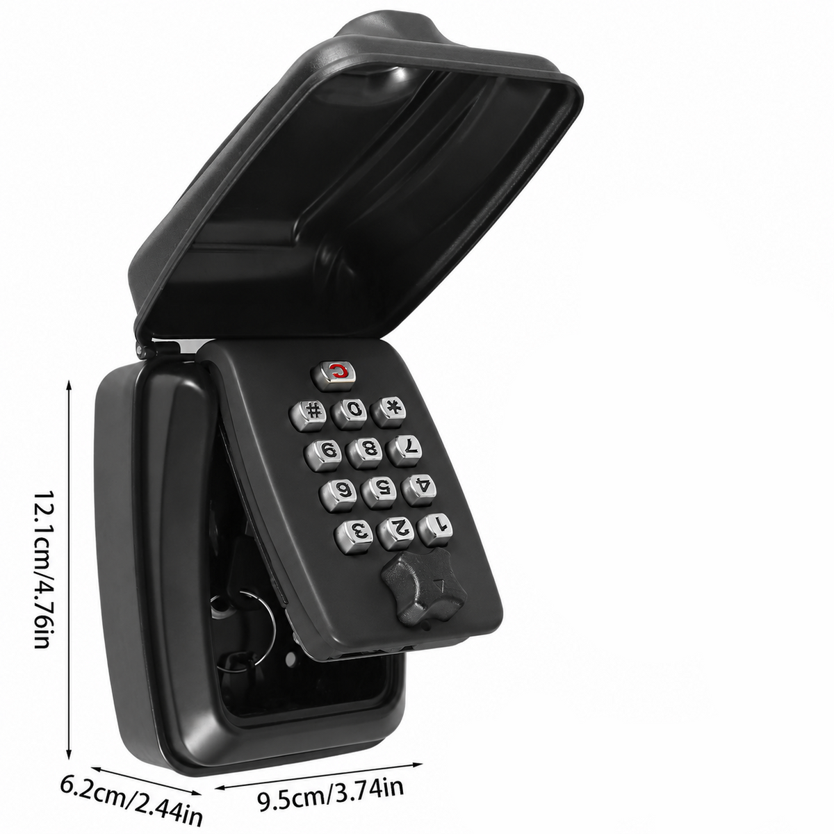 Royeva Outdoor Weatherproof Wall Mount Key Safe With Combination Lock