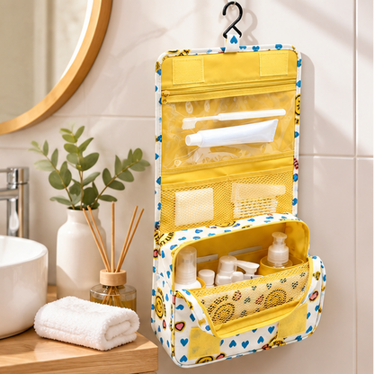 Royeva Waterproof Hanging Toiletry Bag And Travel Organizer For Cosmetics
