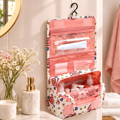 Royeva Waterproof Hanging Toiletry Bag And Travel Organizer For Cosmetics