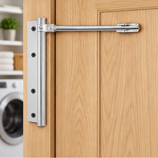 Royeva Stainless Steel Automatic Door Closer With Adjustable Speed For Home
