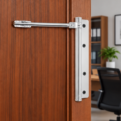 Royeva Stainless Steel Automatic Door Closer With Adjustable Speed For Home