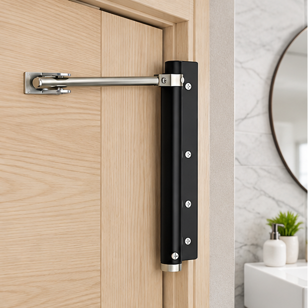 Royeva Stainless Steel Automatic Door Closer With Adjustable Speed For Home
