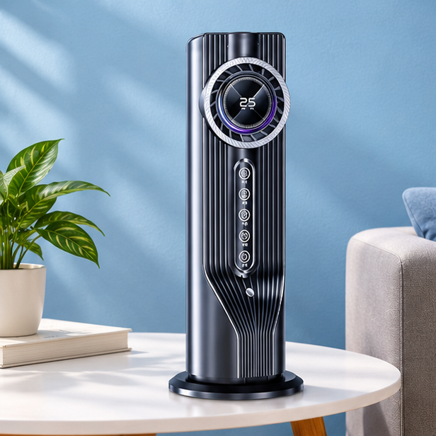 Royora Portable USB Cooling Fan With Mist Humidifier And 6 Speed Airflow