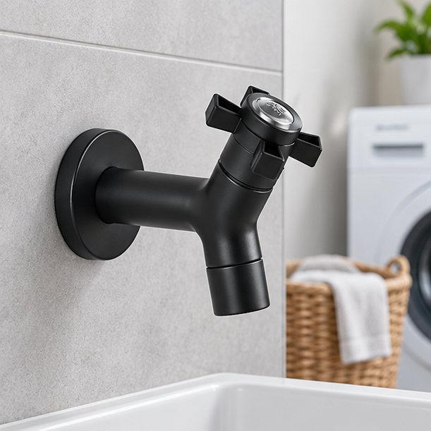 Royeva Wall Mounted Outdoor Garden Water Tap-Stainless Steel Brass Core Valve