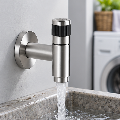 Royeva Wall Mounted Outdoor Garden Water Tap-Stainless Steel Brass Core Valve