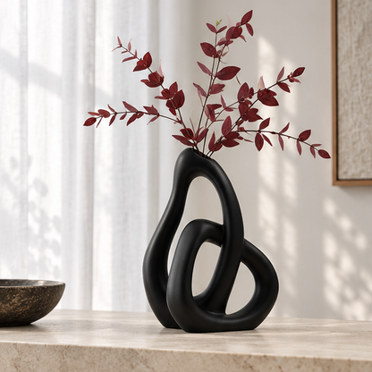 Royelle Modern Ceramic Vase for Dried Flowers-Nordic Home Decor