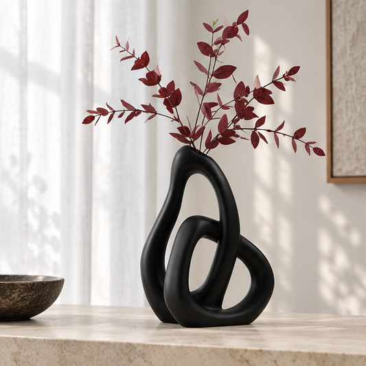 Royelle Modern Ceramic Vase for Dried Flowers-Nordic Home Decor
