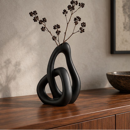 Royelle Modern Ceramic Vase for Dried Flowers-Nordic Home Decor