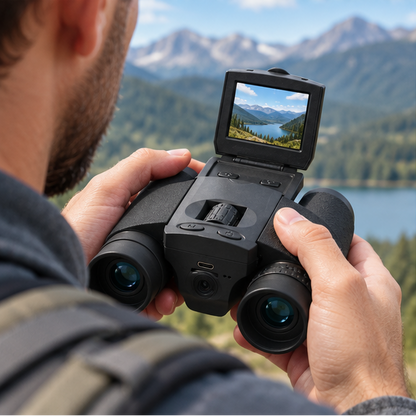 Royelle Digital Camera Binoculars-10x Zoom for Outdoor Viewing