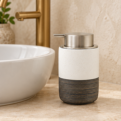 Royeva Matte Ceramic Hand Soap Dispenser For Bathroom And Kitchen