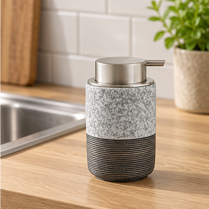 Royeva Matte Ceramic Hand Soap Dispenser For Bathroom And Kitchen