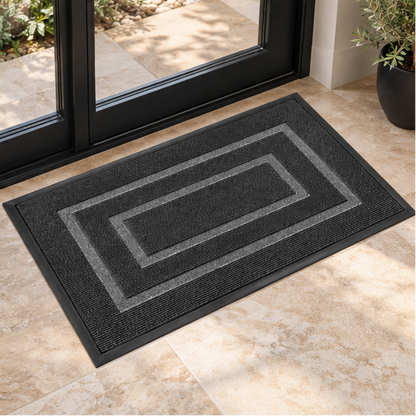 Royeva Heavy Duty Front Door Mat-Non Slip Rubber Backing Indoor Outdoor Entryway Rug