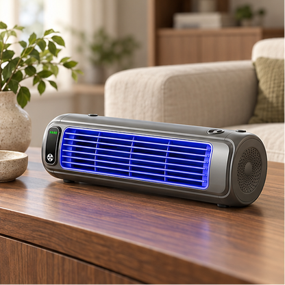 Royeva Portable Rechargeable Mini Air Conditioner-Cooling Fan With 12 Hour Battery